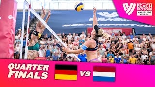 Borger/Sude vs. Stam/Schoon - Quarter Final Highlights Hamburg 2022 #BeachProTour