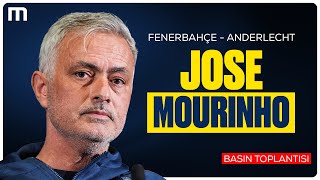 Jose Mourinho Basın Toplantısı | Fenerbahçe 3-0 Anderlecht Maç Sonu