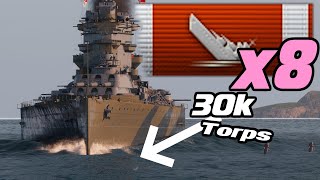 HMS RODNEY has INSANE Torps =)