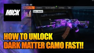 Fastest way to unlock Dark Matter camo in Black Ops III (BO3)