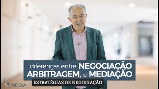 Diferença entre Negociação, Mediação e Arbitragem