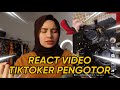 MIZA REACT VIDEO TIKTOKER PALING PENG0T0R