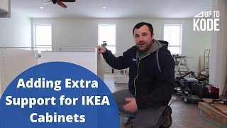 Adding Extra Support for IKEA Cabinets