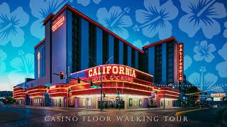 A HAWAIIAN THEMED CASINO in DOWNTOWN LAS VEGAS : CALIFORNIA HOTEL \u0026 CASINO TOUR