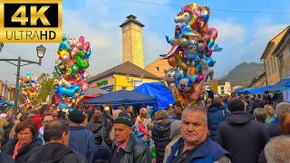 Vašar u Gračanici 2024. : Zadnji vašar u ovoj godini  (4K) / Šetnja / Walk