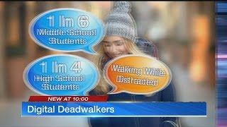 Injuries from distracted walking reach frightening level, doctors warn