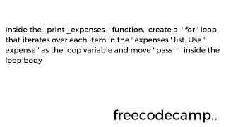 Learn Lambda Functions by Building an Expense Tracker | Python Beta Cert Step 7