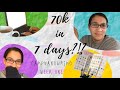 70k in 7 Days | Fast Drafting to the Extreme | CampNaNoWriMo Vlog