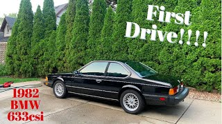 First drive in the 1982 BMW 633csi plus maintenance plans!