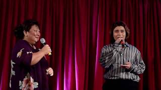 Amy Katsumoto and Tevita Apina perform Futari Zake