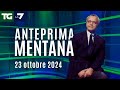 L'anteprima di Mentana del Tg La7 del 23 ottobre 2024