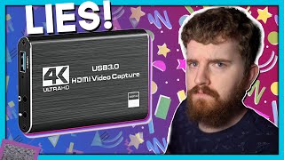 The cheapest capture cards money can buy... are FAKE! $50 "USB 3.0" 4K Capture Card works on Linux