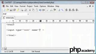 How to Embed PHP Code inside HTML Code [English]