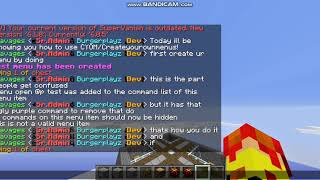 How to use Createyourownmenus I Minecraft server tutorial