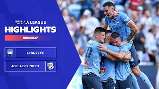 Sydney FC v Adelaide United - Highlights | Isuzu UTE A-League 2023-24 | Round 17