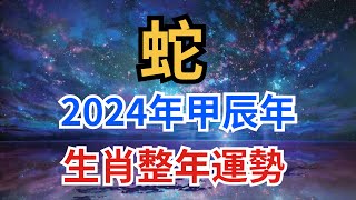 蛇2024年甲辰年生肖整年運勢 【別擋我財運】#老黃歷#命運#黃道吉日#屬相 #生肖