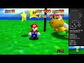 sm64 tas bob 100 coins footrace with koopa the quick 1 18