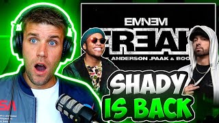 CLASSIC SHADY!! | Rapper Reacts to Eminem ft Anderson .Paak \u0026 Westside Boogie - Freak FIRST REACTION