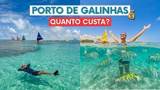 QUANTO CUSTA viajar pra PORTO DE GALINHAS: roteiro completo COM PREÇOS