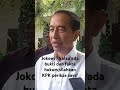 jokowi tanggapi pernyataan hasto