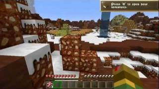 Minecraft custom survival map dedicated to christmas (in Slovenian language) Part 1