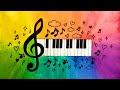 Colorful painted musical note piano | Colorful music clipart | CKM INSTRUMENTAL