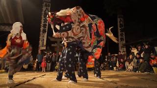 どぶろく祭り　獅子舞奉納「獅子ころし」　飯島八幡神社　2017