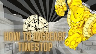 Yba How keep Rage from timestop (and increase it)