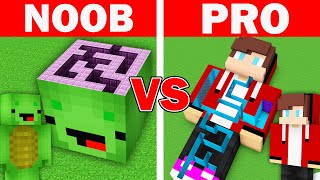 Minecraft NOOB vs PRO: MAZE INSIDE MIKEY & JJ by Mikey Maizen and JJ (Maizen Parody) challenge