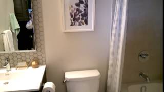 Daniels Erin Mills bathroom in model suite of ARC Condos