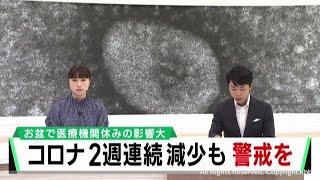 新型コロナ　お盆休み明け・学校再開後の感染者増加に懸念