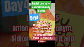 targets kro ye poore aur Jadoo dekho  From Zero to Hero: Daily English Plan for Exam