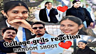 Handique girls collage ছোৱালী বোৰোক propose কৰি দিলো 🥰❤️//#prankvideo#random#photography#assamese