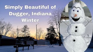 Dugger, Indiana Winter - Make Olaf The Snowman