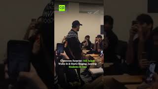 Atif Aslam Surprises Students by Randomly Entering Class and Singing | Cure Pakistan Digital