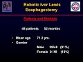 robotic da vinci ivor lewis esophagogastrectomy farid gharagozloo m.d.