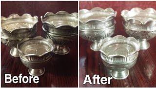 How To Clean Silver Items At Home||వెండి వస్తువులు తెల్లగా మెరవాలంటే ఇలా ట్రై చేసి చూడండి...