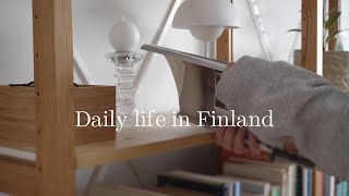 Simple daily life in Finland | Cozy afternoon, a coming trip, making Nordic fish soup | Slow living