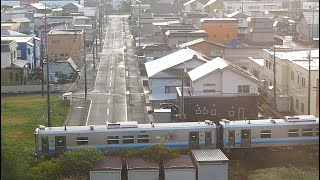 【GV-E400系】五所川原駅付近を行き交う五能線普通列車