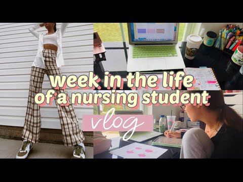 WEEK IN THE LIFE OF A NURSING STUDENT | Vlog♡ - YouTube