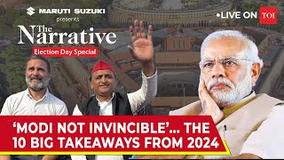 LIVE: 2024 Surprise Verdict; BJP Struggles To Cross 300; Cong Revival; The 2 Kingmakers