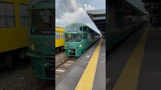 [上り]ゆふいんの森6号8006D 博多行き　キハ72系(5両編成) 日田駅到着