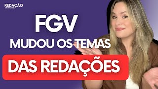 REDACAO FGV entenda o tema da Redacao