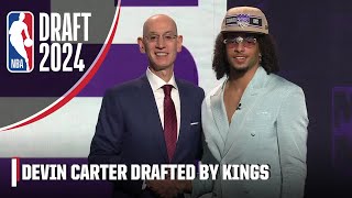 The Sacramento Kings select Devin Carter with the No. 13 pick in the 2024 NBA Draft | NBA on ESPN