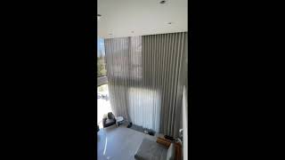 ZENNO電動蛇形簾 | ZENNO motorized  S-wave curtain