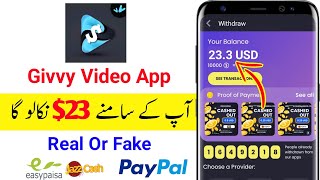 Givvy Video App Payment Proof | Givvy Video Real Or Fake | Givvy Video Withdraw Proof