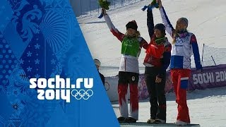 Snowboard Cross - Ladies' Big Final - Eva Samkova Wins Gold | Sochi 2014 Winter Olympics