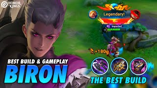 BIRON GAMEPLAY IN GRANDMASTER RANK | THE BEST BUILD | HONOR OF KINGS