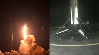 SpaceX JCSAT-18/Kacific1 launch & Falcon 9 first stage landing