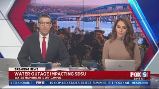 Water Outage Impacts SDSU